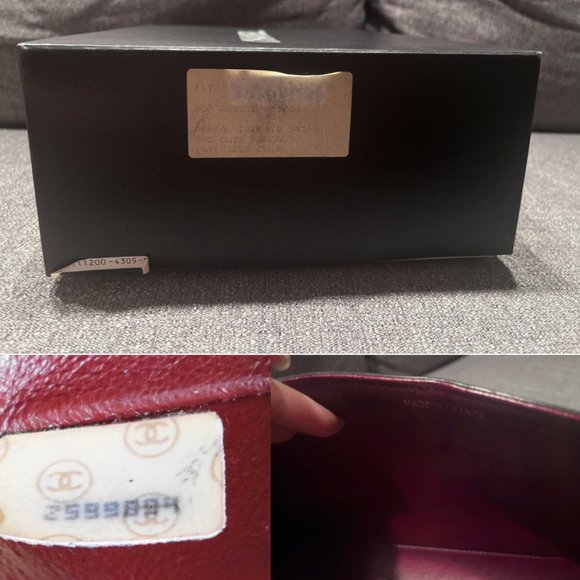 Authentic CHANEL Classic Flap Medium Lambskin Leather Black Gold Hardware - Picture 16 of 16